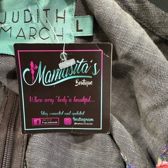 Anthropologie Judith March Chambray Romper Shorts sz L NEW Size L NEW #C416 - Picture 12 of 13